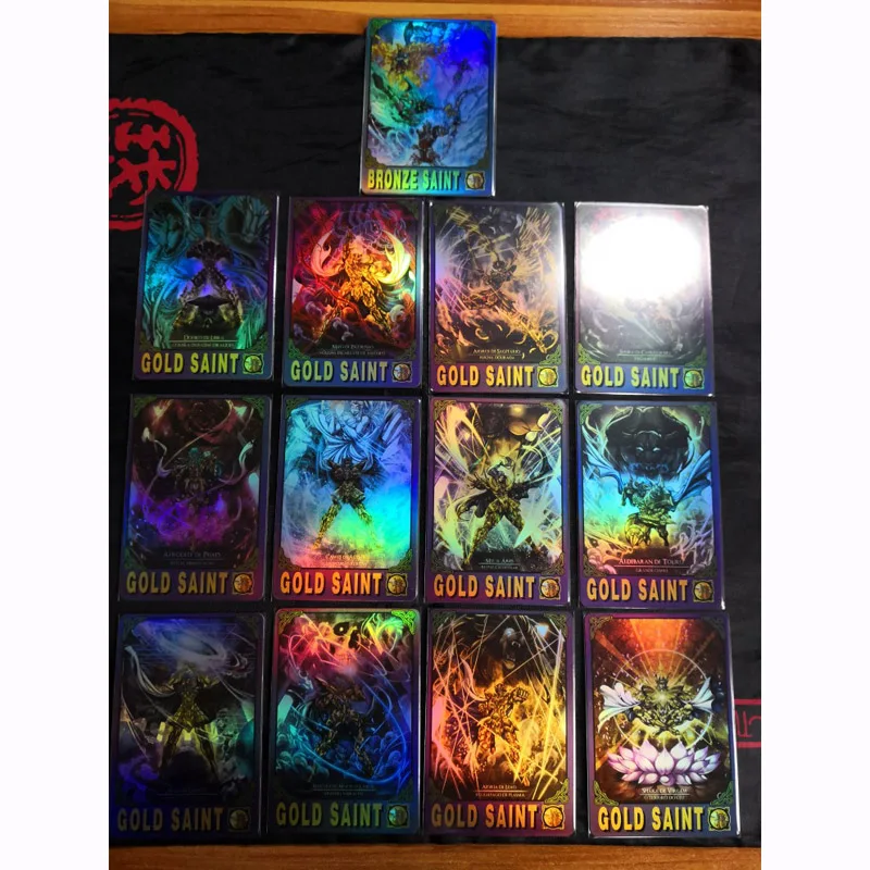 

2019 13pcs Saint Seiya Super Ultra Instinct Action Toy Figures Commemorative Edition Game Collection Cards