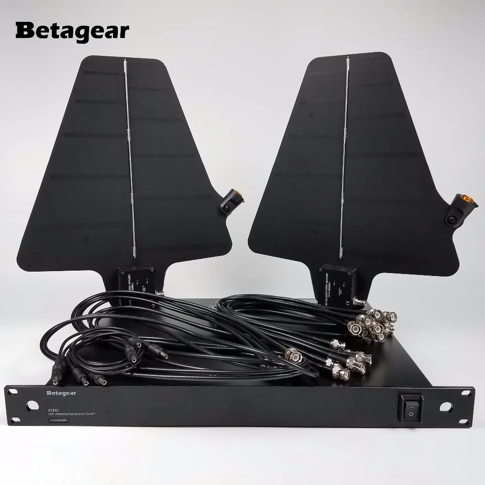 Betagear UA845/870 активный расходник коллектор 500-950 МГц UHF беспроводная системная антенна распределения питания беспроводной микрофон