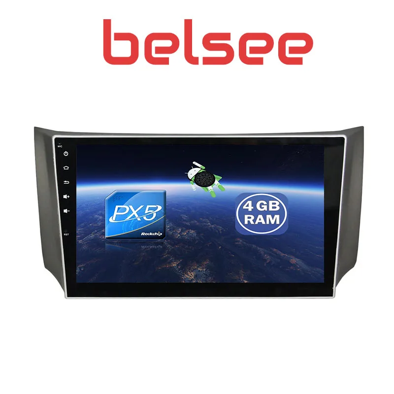 Excellent Belsee 10.1" IPS Screen Stereo for Nissan Sylphy B17 Sentra 2012-2015 Android 8.0 Car Radio GPS Navigation Bluetooth Autoradio 2