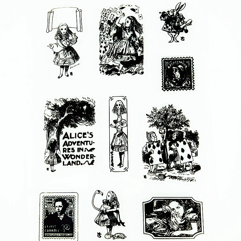 

YLCS227 Portrait Silicone Clear Stamps For Scrapbook DIY Album Paper Card Decoration Embossing Folder Rubber Stamp 11*16cm