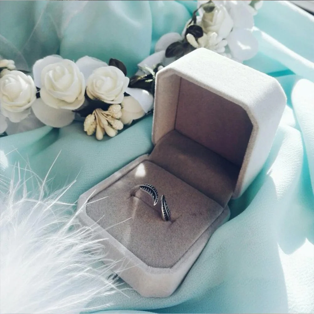 hengyi Plant Leave Resizable Ring for Women 925 Sterling Silver for Women Trendy Classic Style Party Brand Fashion Jewelry Fine Jewelry