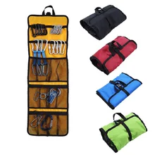 

Outdoor Bag 420D Oxford Cloth Lightweight Foldable Zipper Mesh Pouches Mountaineering Rope Bags For Ice Rock Climbing Hook