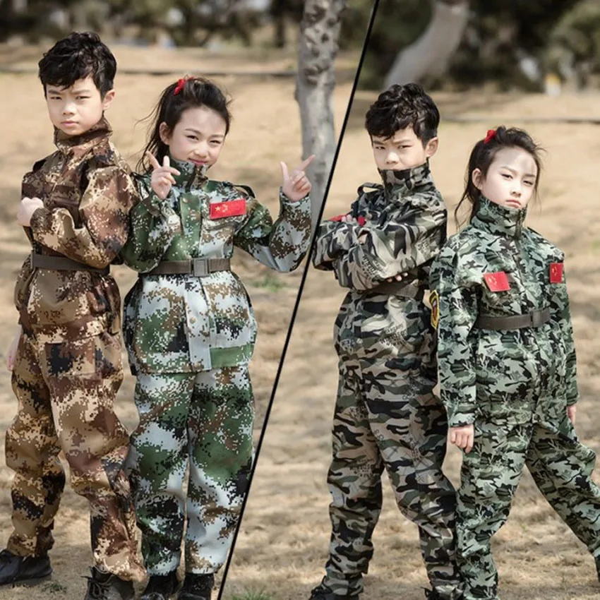 Army Infantry Military Soldier 8 Pce Dress Up Boys Costume