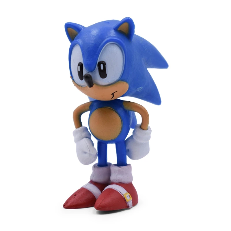 Sonic Anime Doll Action Figure Toys Box-Packed 6PCS/SET 2st Generation Boom Rare PVC Model Toy For Children Characters Gift