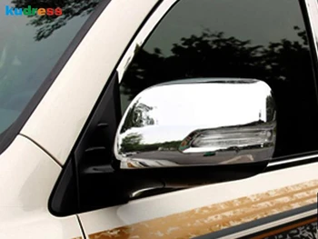 

For Toyota Land Cruiser LC200 FJ200 Second facelift 2016-2017 only Chrome Rearview Mirror Trim side mirror auto Protector