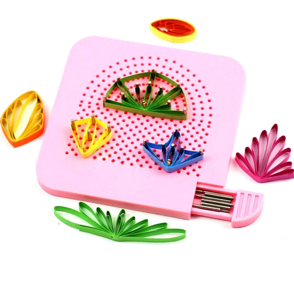 

Handmade Quilter's Grid Guide for Paper Folding Crafting Paper Quilling Paper Craft Tool DIY Paper Quilling Tool 105*105*8mm x