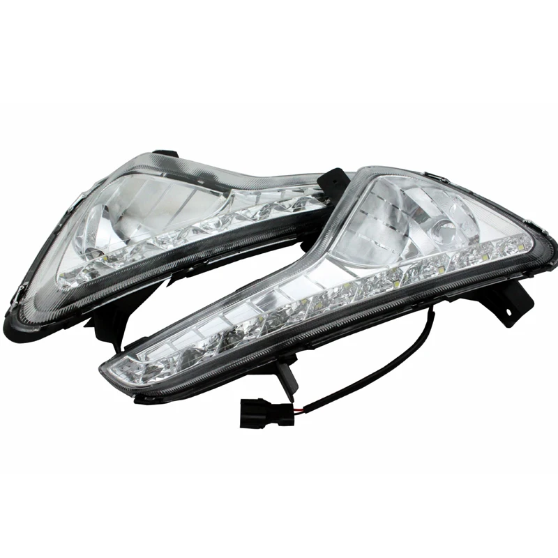 

SUNKIA 2Pcs/Set LED Daytime Running Light DRL Fog Lamp Day Lights For KIA Sportage 2012 2013 2014 Free Shipping