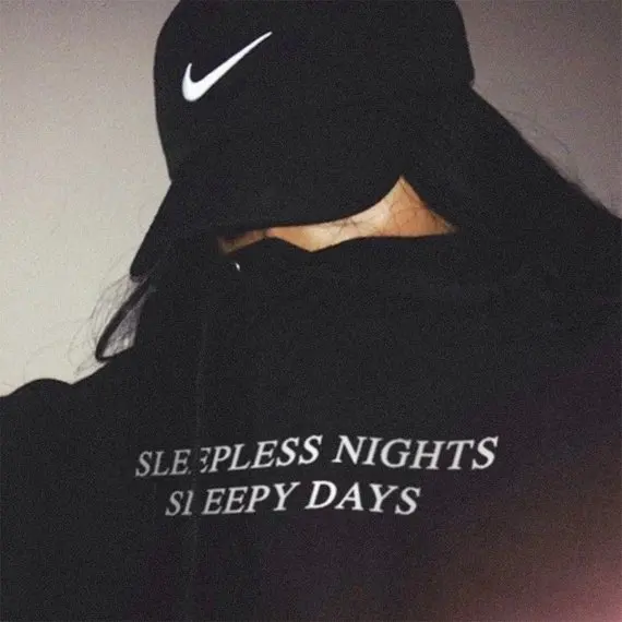 

Sugarbaby Sleepless Sleepy days Nights Hoodie Long Sleeve Tumblr Casual Tops High quality Hoodie Hipster Tops