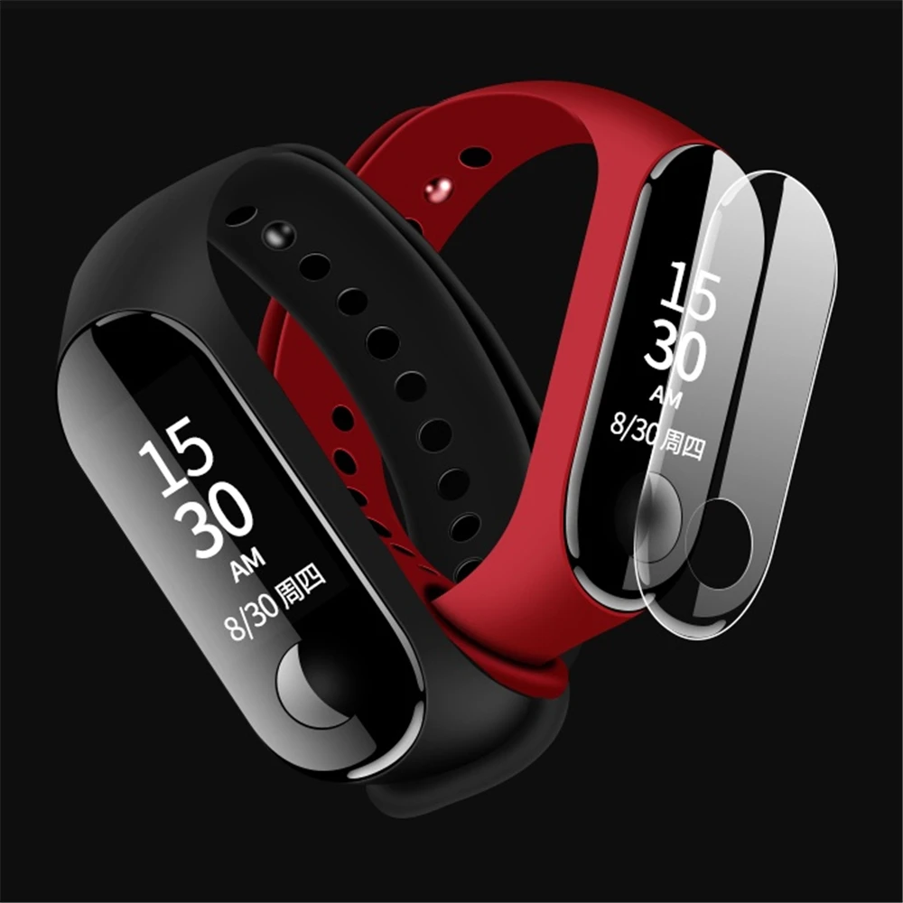 Новая Защитная мягкая защита экрана для Xiaomi Mi Band 3 закаленная пленка 4