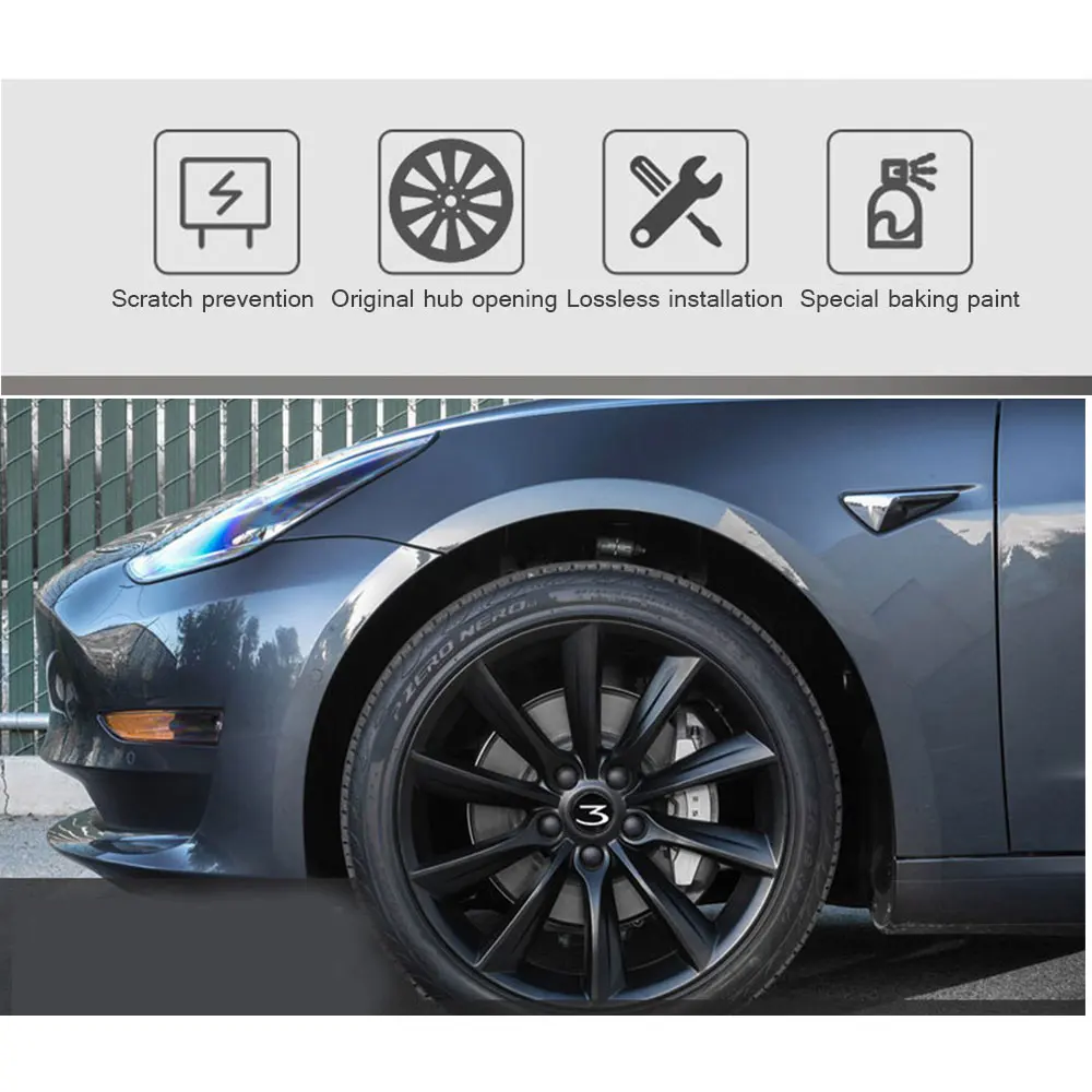 4 шт. колесо центр концентратор крышка автомобиля втулка диска колеса Крышка s Аксессуары для укладки для Tesla модель 3 Пылезащитная крышка