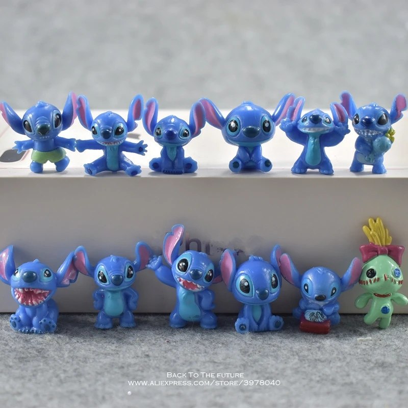 Фигурка Disney Lilo & Stitch 3 см 12 шт./компл. статуэтка осанки игрушка модель для детей
