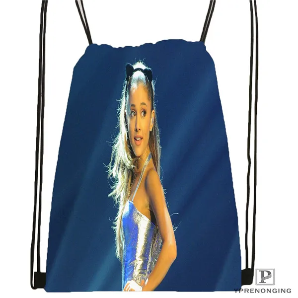 Custom Ariana Grande Drawstring Backpack Bag for Man Woman Cute Daypack