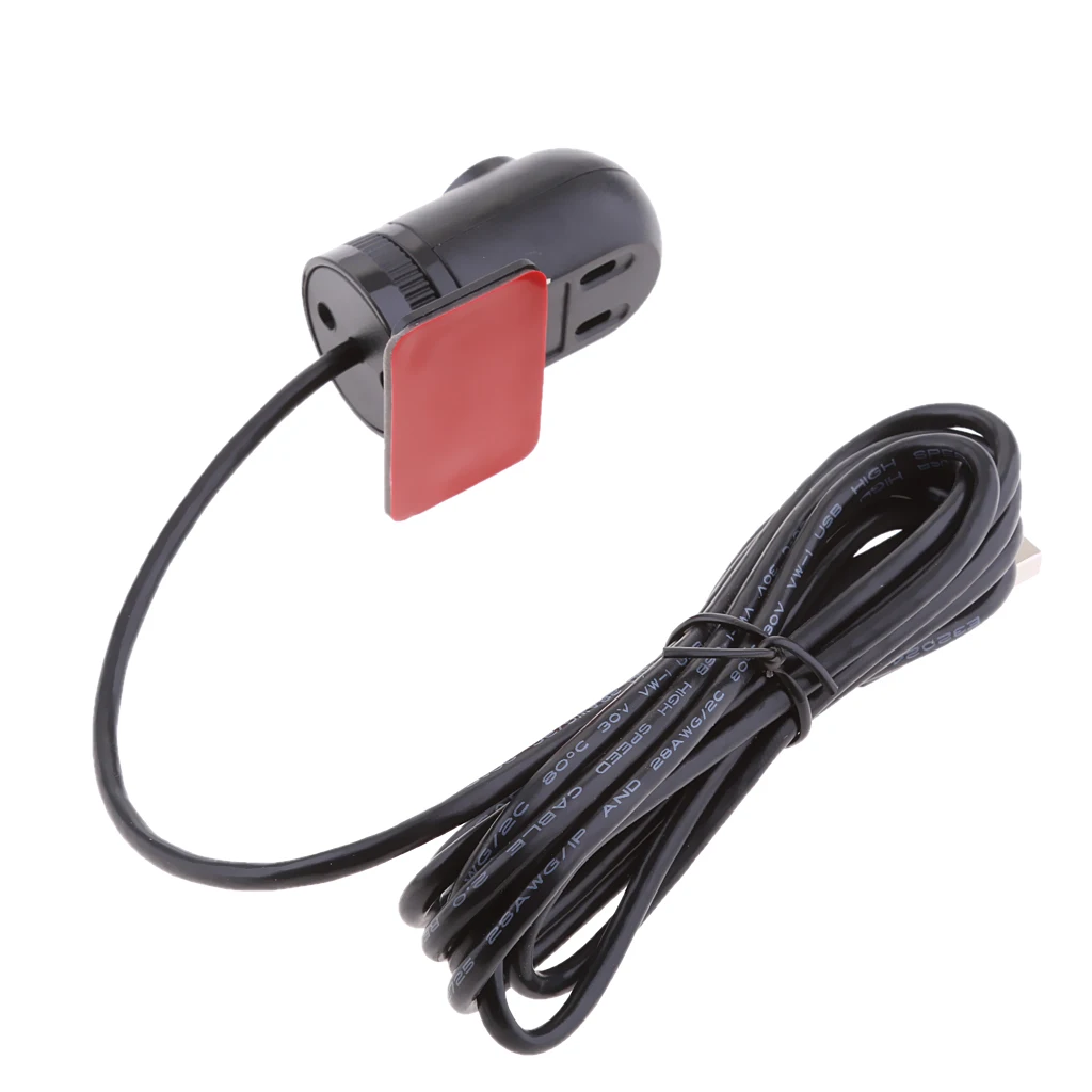 

Car Night Vision Rear View Reversing Backup Camera 140 Angle 2.5M USB Cable