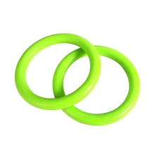 ABS пластиковые гимнастические кольца с пряжками ремня, высокое качество(зеленый