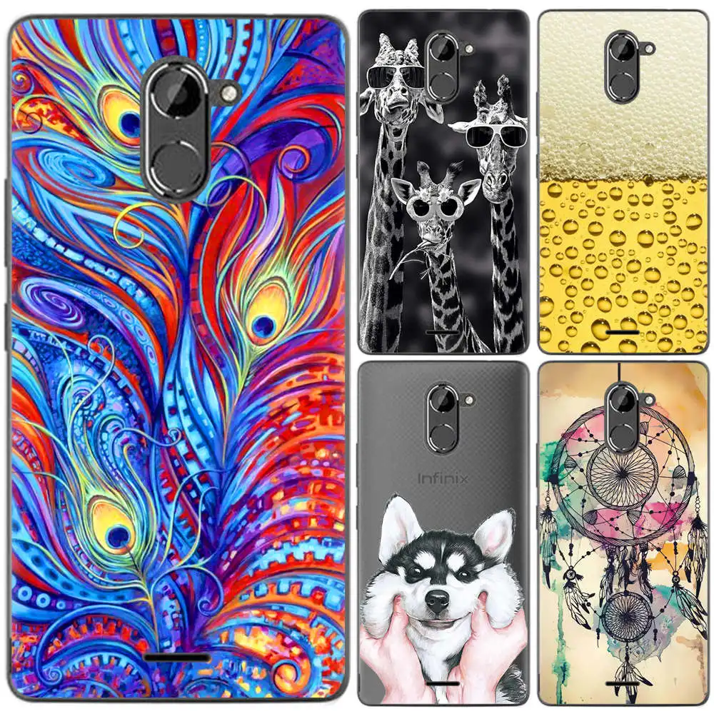 

Phone Case For Infinix Hot 4 X557 Hot4 5.5-inch Cut Cartoon High Quality Painted TPU Soft Case Silicone Cover