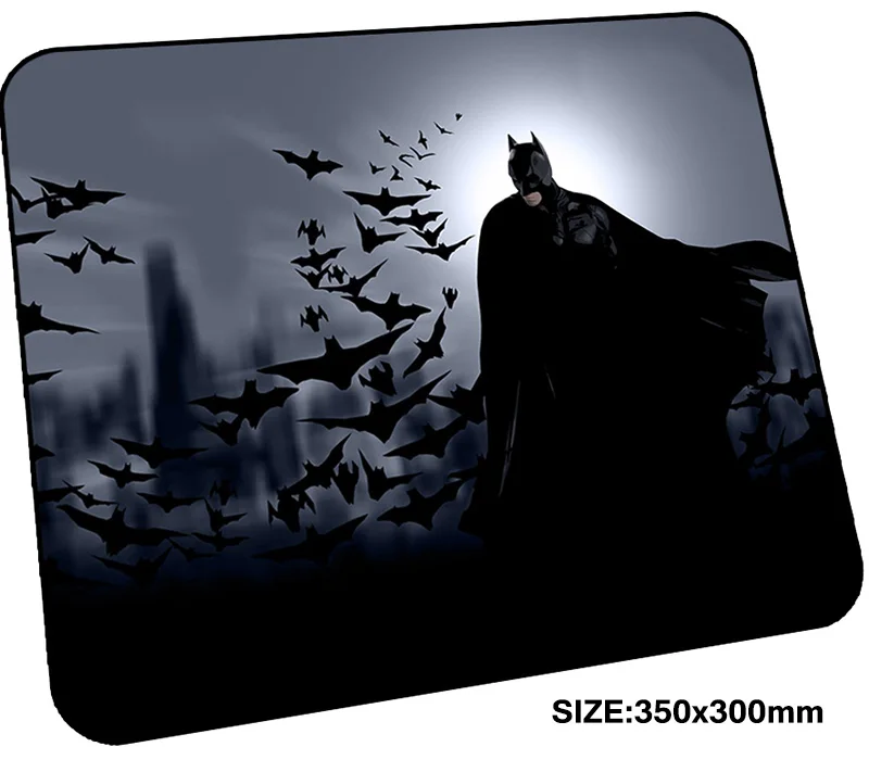 batman mousepad gamer 350x300x3mm gaming mouse pad cute notebook pc