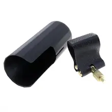 Практичный профессиональный саксофон-альт мундштук крышка и Кожаный Зажим