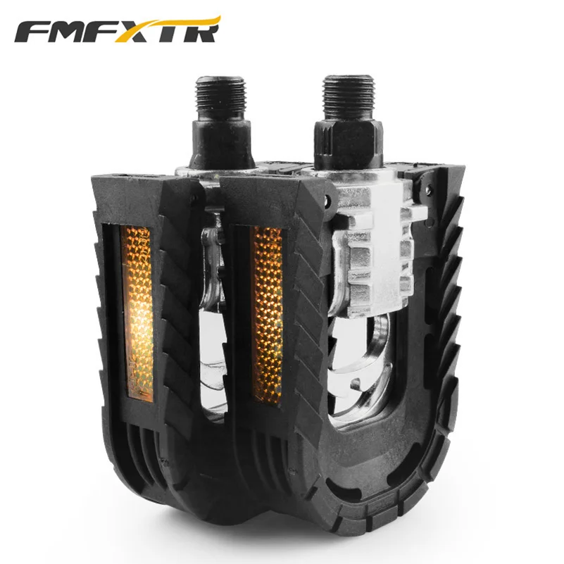

MTB Bicycle Folding Pedals Universal Plastic Non-slip Black Folded Bike Pedals For Mountain/Road Bike Cycling Bicycle pedal