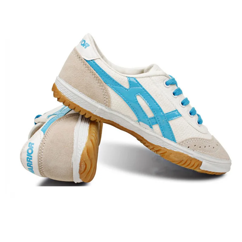 USHINE/EU35-44; красные, синие парусиновые классические туфли в стиле ретро для настольного тенниса; обувь для фитнеса; KungFu TaiChi; кроссовки для бега; обувь для взрослых - Цвет: blue