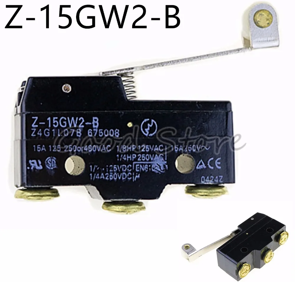 2pcs Short Roller Hinge Normally Open/close Micro Lever Limit Switch Z15gw2b Switches