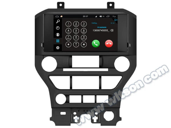 Sale 8" Android 8.0 Oreo OS Car DVD Multimedia Navigation GPS Radio for Ford Mustang 2015-2018 with Optional Car Play Function 2