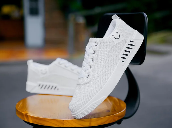Для мужчин парусиновая обувь для chaussure homme Осень Зима теплые дышащая мужская обувь модные кроссовки человек прогулочная
