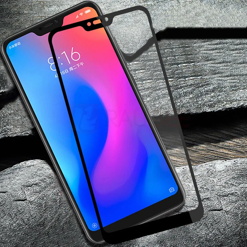 Tempered Glass For Xiaomi Mi A2 Lite Glass for Mi A2 Lite Screen Protector Full Cover Front ...