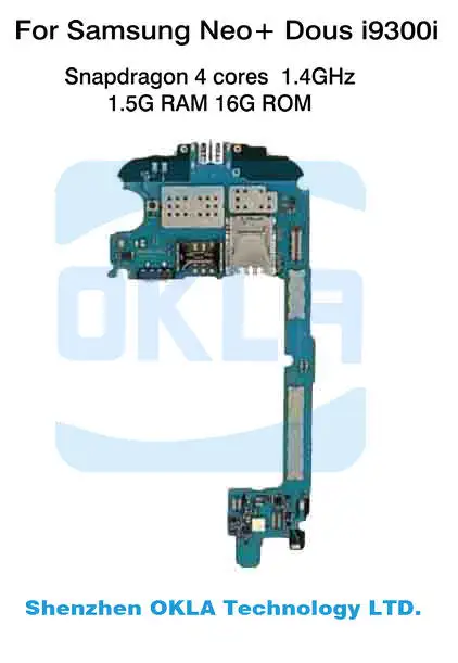 

1pcs For Samsung Galaxy SIII S3 Neo+ i9300i Used Mainboard Motherboard Logic Board Replacement from original phone