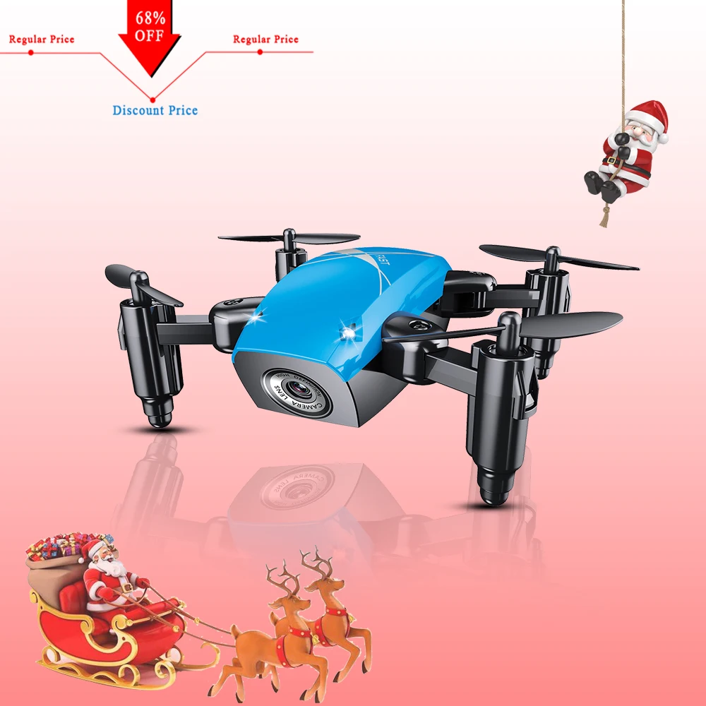 

S9 S9W S9HW Foldable RC Mini Drone Pocket Micro RC Helicopter With HD Camera Altitude Hold Wifi FPV