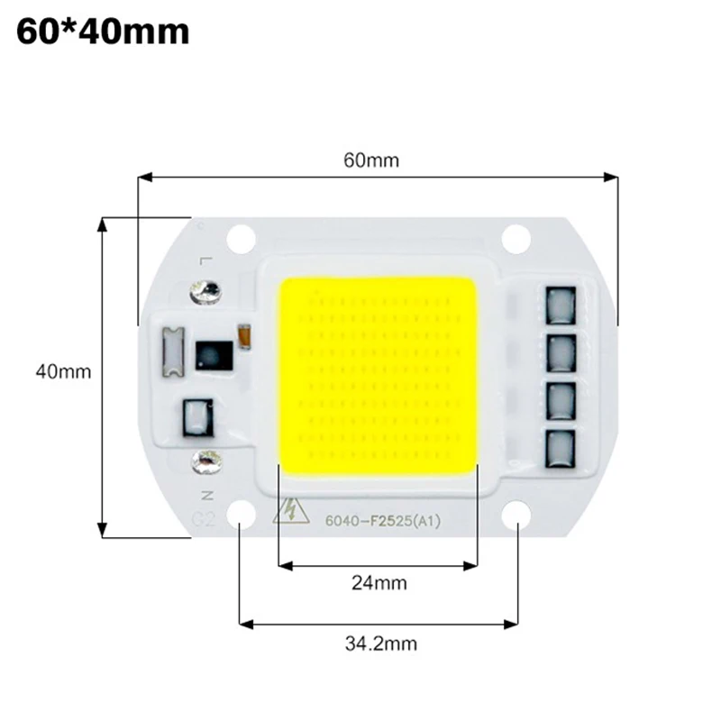 KARWEN LED COB чип лампы светодиодный Отражатель объектива 20 Вт 30 50 220 в 230 В вход Smart IC