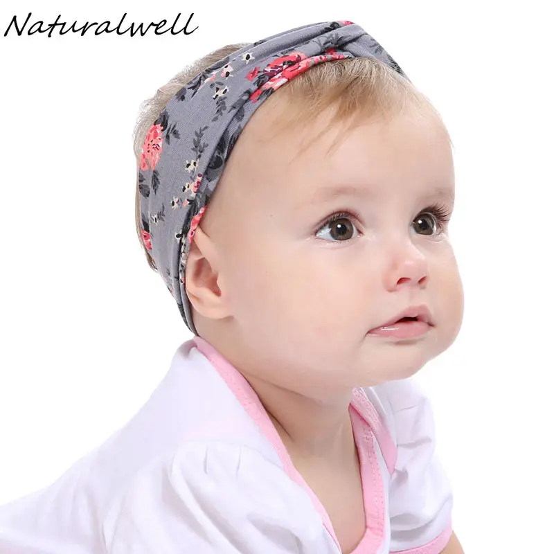 Naturalwell Baby Cotton Headband Girls Knotted Head Wraps Knit ...