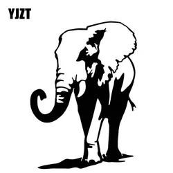 YJZT 12,2 см * 17 см декор со слоном наклейки для автомобиля Аксессуары для багажника виниловые наклейки в виде Фотообоев c переводными