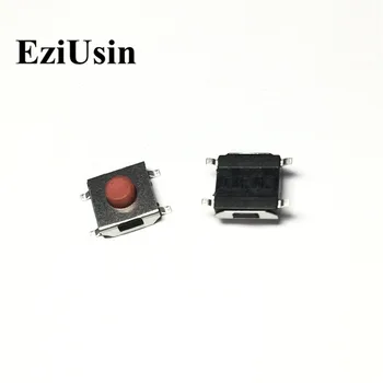 

EziUsin 6*6*3.4 Red 4P Notebook LCD Monitor Keyboard Touch Button Car Remote Control Key Switch Interrupteur Tablette PCB