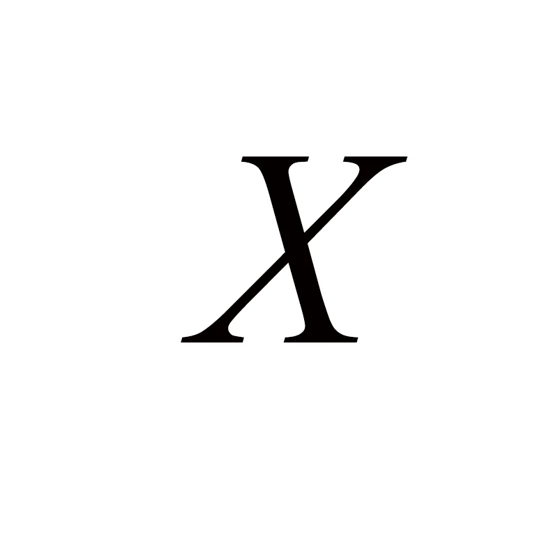 X Персонализированные ручные штампованные A-Z, 26 букв, начальные крошечные кольца в виде сердца для женщин, золотые кольца на палец, ювелирные изделия - Цвет основного камня: X