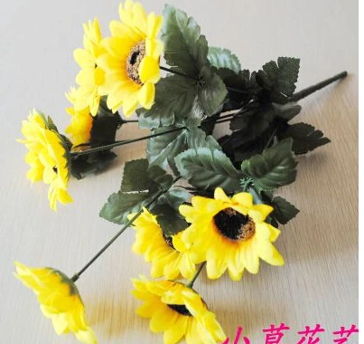 silk artificial sunflowers decorative flowers home decor wedding derocation 10pcslot ma1494china - Sunflower Decorations silk artificial sunflowers decorative flowers home decor wedding derocation 10pcslot ma1494china - Sunflower Decorations
