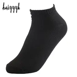 10 пар одноцветное Для мужчин носки невидимые носки до лодыжки Для мужчин летние дышащие тонкие сетки носки черный Размеры европейский