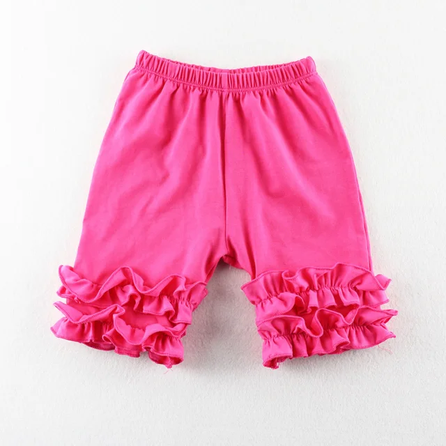Wennikids Girl Baby Colors Plaids Shorts Casual Ruffle Elastic Waist