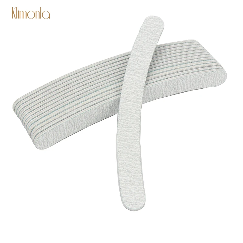

7pcs Nail File Sanding 100/180 Curved Slim Crescent Nail Buffing Files UV Gel Polishing Grinding Tips DIY Nail Art Tools