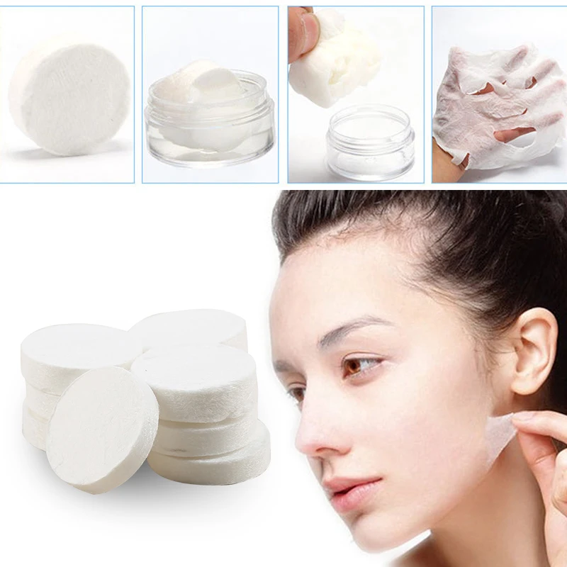 

100pcs compress facial mask whitening acne tender skin moisturizing paper film cloth DIY mask beauty tools facial Masks