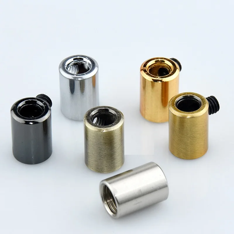 10pieces/lot D12*H12mm M10 thread wire lock metal cable grips Cable Glands Connectors with M4 screw cable strain relief