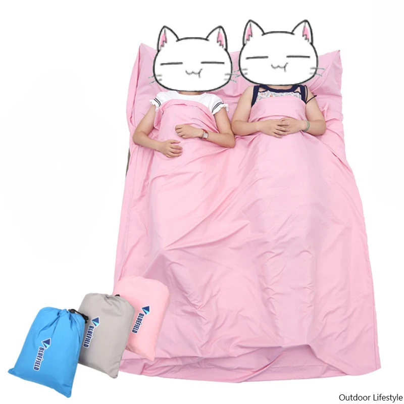 Ultralight Camping Winter Double Sleeping Bag Beach Mat Adult Travel