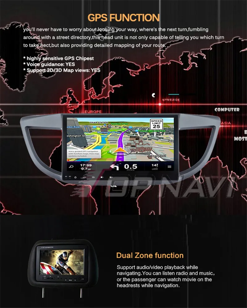car phone holder For Honda CRV 2013