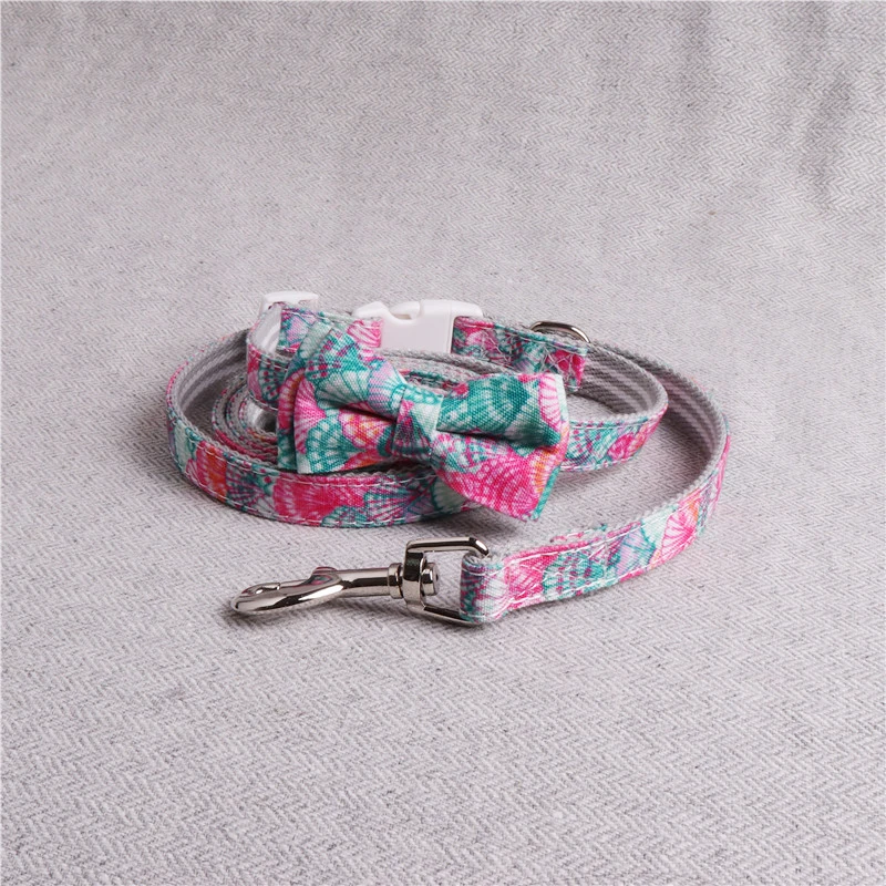 

Pet Dog Collar Necklace for Cats Small Large Dogs Collar Print High Quality Pet Adjustable Cats Collar Dog Accessories E07