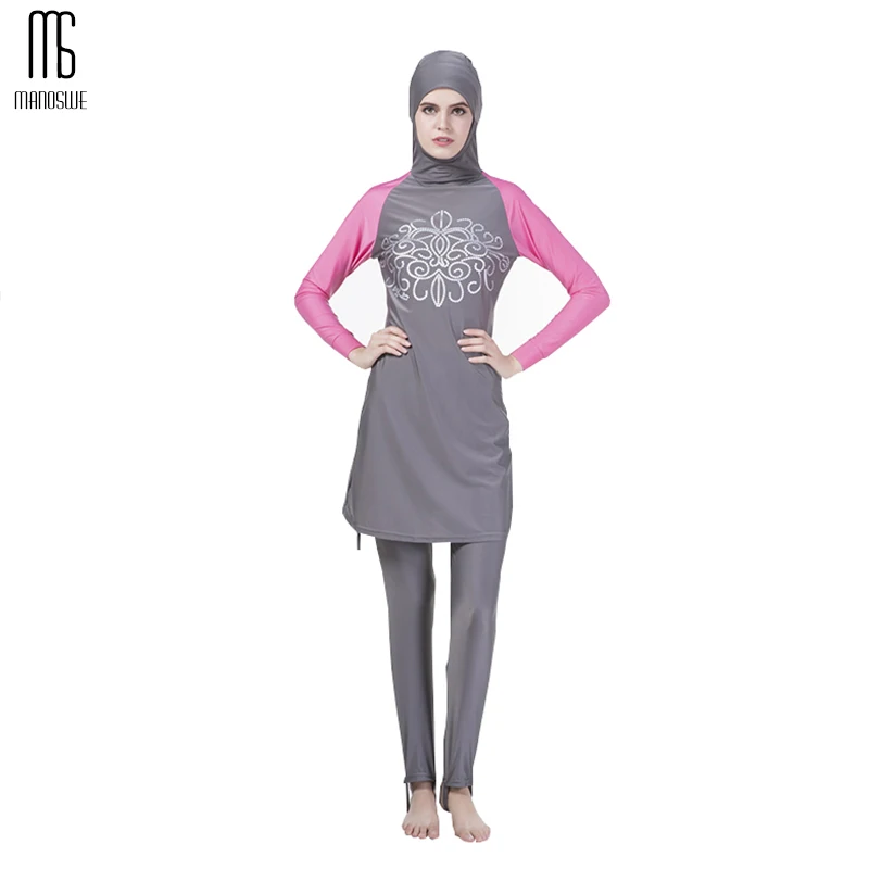 

Muslim swimsuit Islamic lady Conservative bathingsuit Full Cover beach skirts Muslim swimwear Hijab Swimsuits Plus Size Burkinis