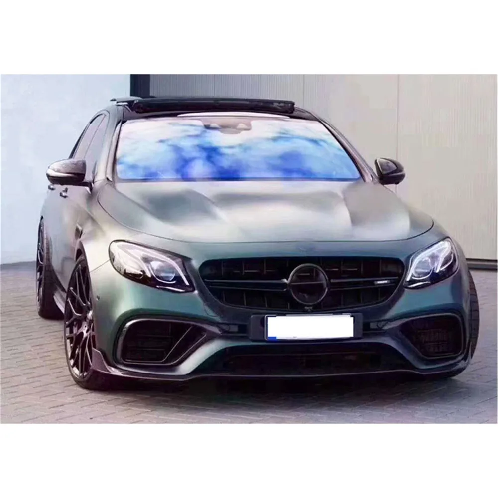 Обшивка переднего бампера из углеродного волокна для автомобиля Mercedes Benz E Class W213