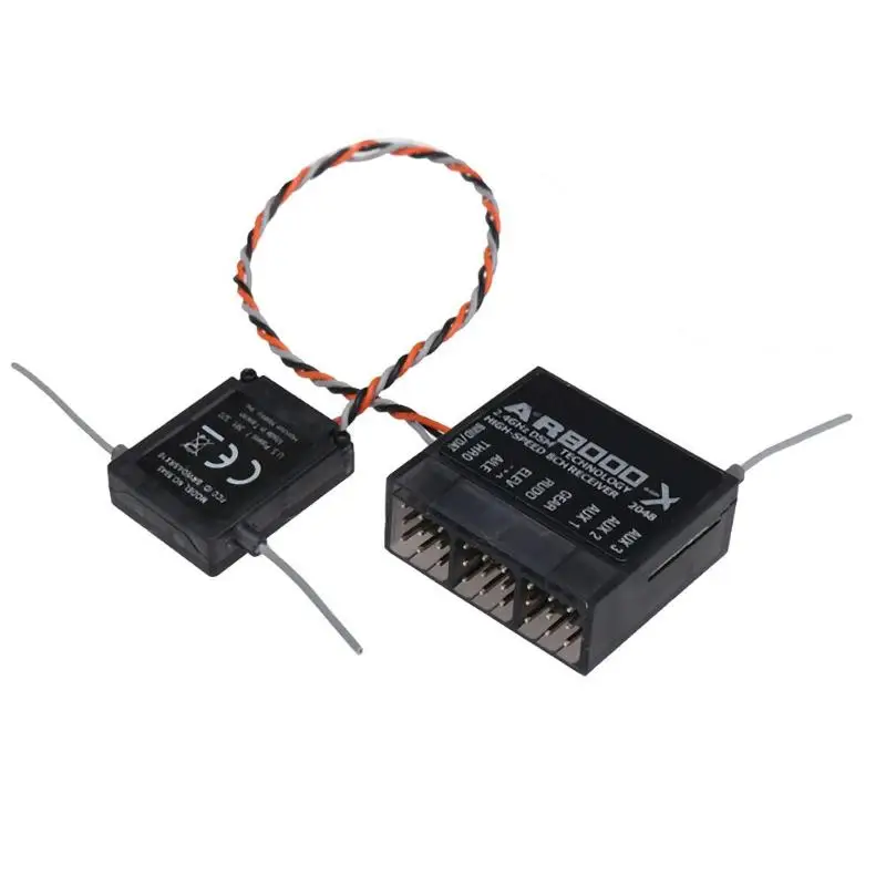 

2.4GHz for DSMX 8 Channel High Speed AR8000 Receiver Extended Antenna for Spektrum DX7s DX8 DX9 for RC Helicopter Multicopter