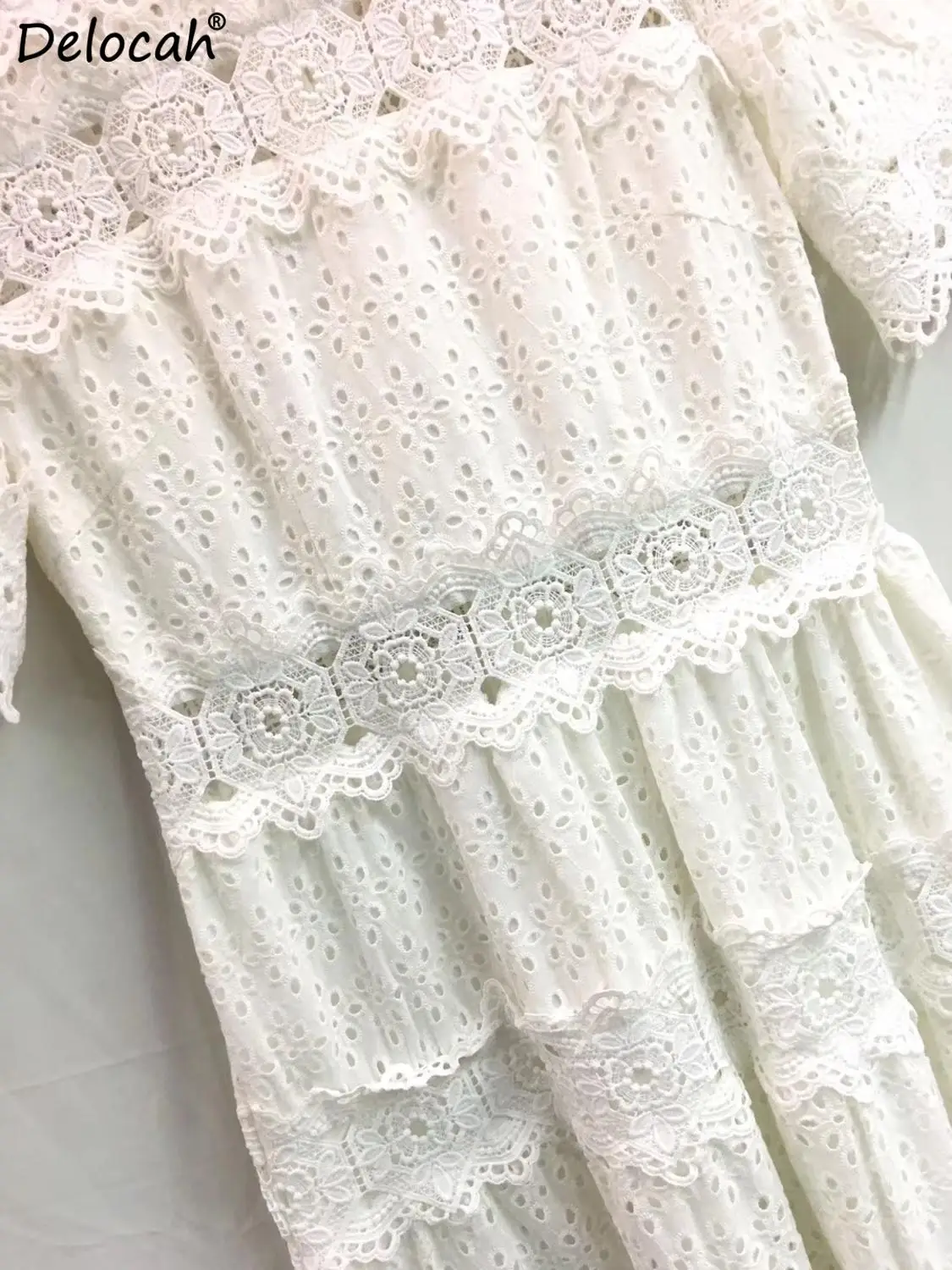 Delocah Women Spring Summer Dress Runway Fashion