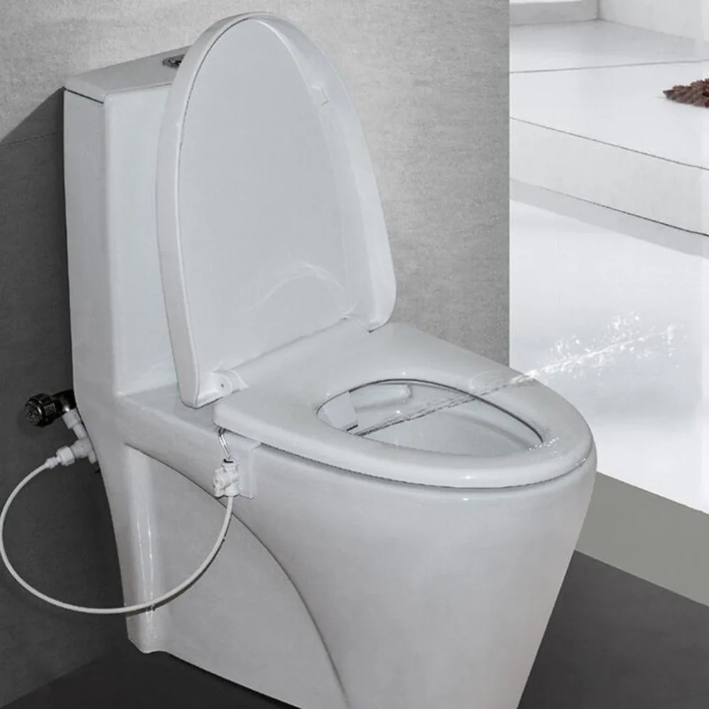 

Toilet Bidet Flushing Device Water Spray Seat Fitting Hand Operation Parts for Bathroom Accessory Washing Guns Nozzle ABS Smart