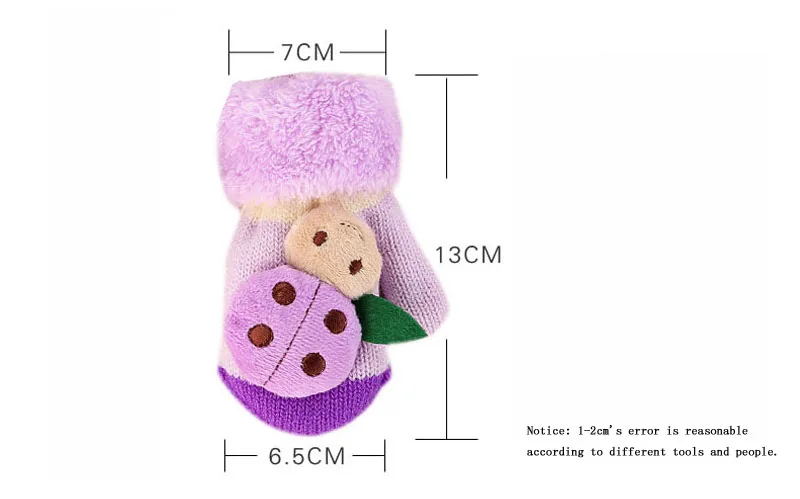  New 0-24 Months Baby Gloves boy Baby girl kids Knitted Gloves Winter Children Warm Rope Mittens Cotton Wool Mittens For Babies (7)