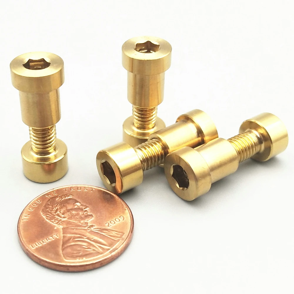 

Titanium Bolt Carbon Fiber Lock On Stem Lock Screw M5 x20mm For Ti Bolts Mountain/Road Bike Ti Screws Ti Fasteners